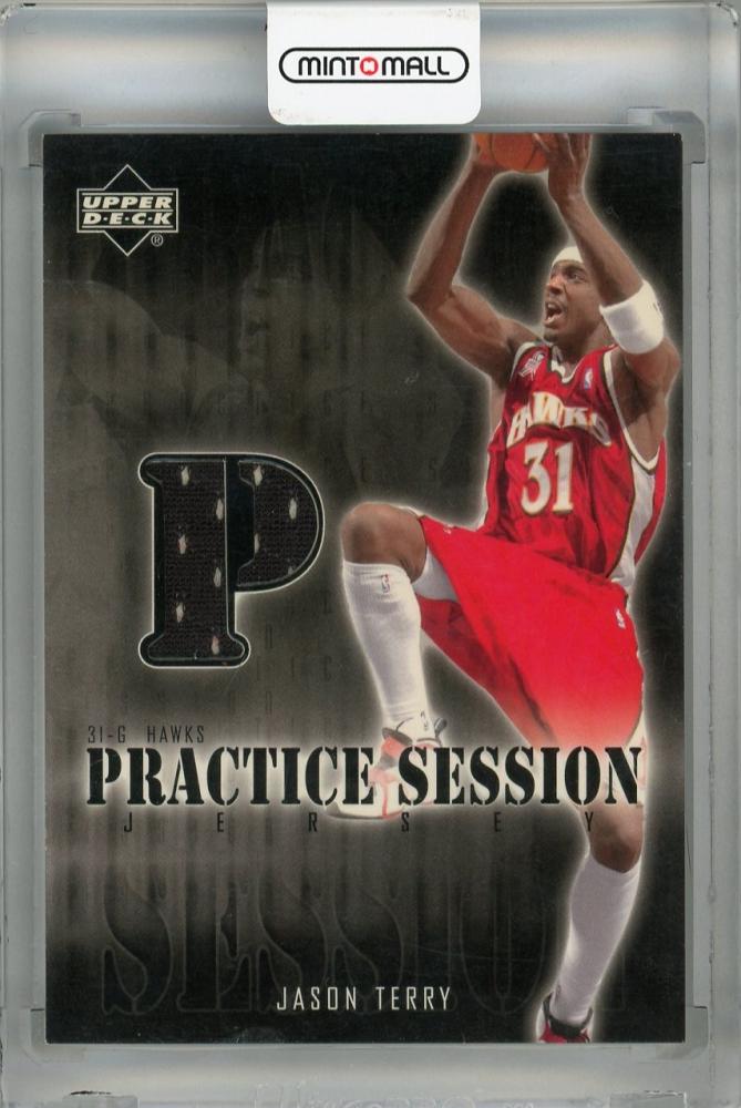 Jason Terry 02-03 Topps Pristine Portions #PRO JT ジェイソン・テリー Atlanta Hawks ホークス NBA パッチカード Jersey バスケ