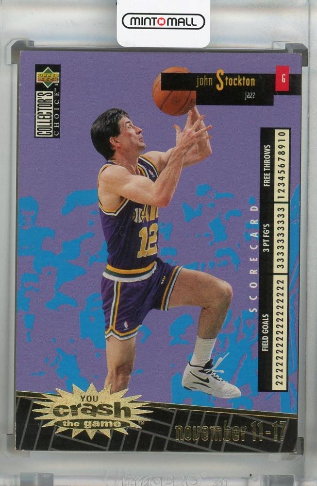 ミントモール / MINT 浦和店 / 1996-97 Upper Deck Collector's Choice International  Japanese Utah Jazz John Stockton Crash the Game Scoring Gold(パラレル版)