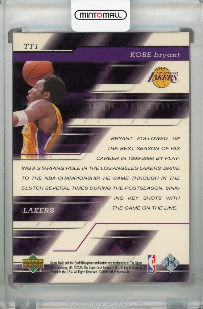 ミントモール / MINT 浦和店 / 2000-01 Upper Deck Los Angeles Lakers Kobe Bryant True  Talents #TT1