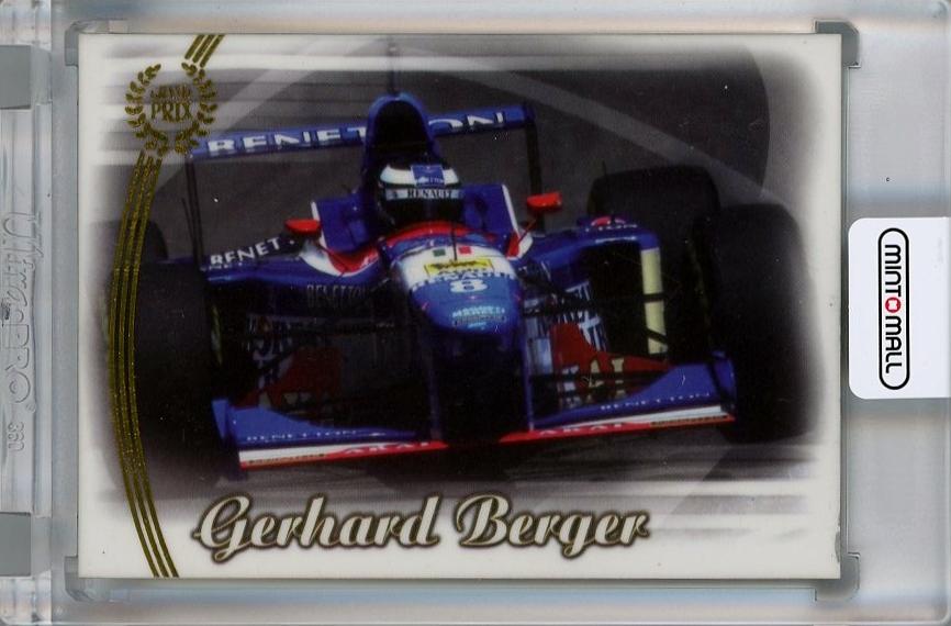 2006 Futera Grand Prix Gerhard Berger /175 Driver Memorabilia 02 F1 Formula  1 ゲルハルト・ベルガー メモラビリア 175枚限定 - スポーツ