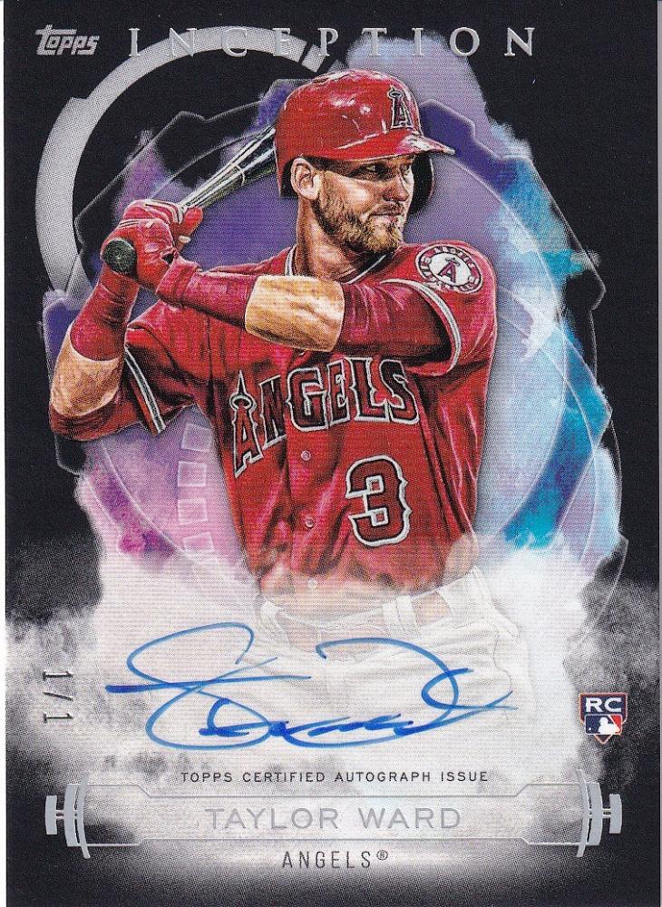 2019 Topps #588 Taylor Ward Los Angeles Angels Rookie Baseball Card