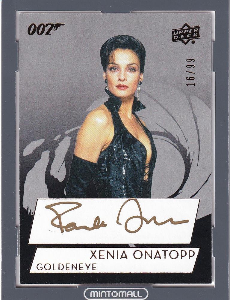 ミントモール Mint 池袋店 19 Upper Deck James Bond Collection Famke Janssen Xenia Onatopp Sp Autographs 16 99