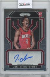 2022 Panini Prizm Blockchain Josh Christopher 1/1 NBA Laundry Tag Autograph