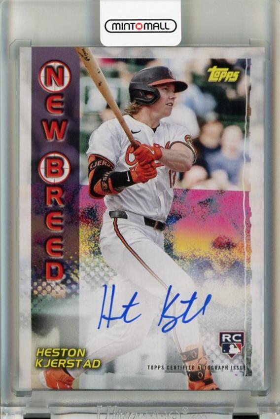 2024 Topps Archives Heston Kjerstad 99 New Breed Autographs RC #99NBAHK
