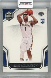2019-20 Panini Chronicles Zion Williamson Limited #377 RC ※裏面白かけあり【78/99】 New Orleans Pelicans