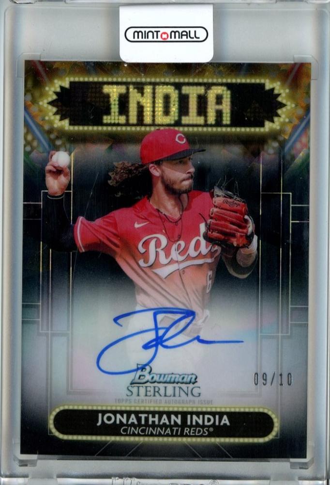 素晴らしい Jonathan India MLB 1st Bowman サインカード