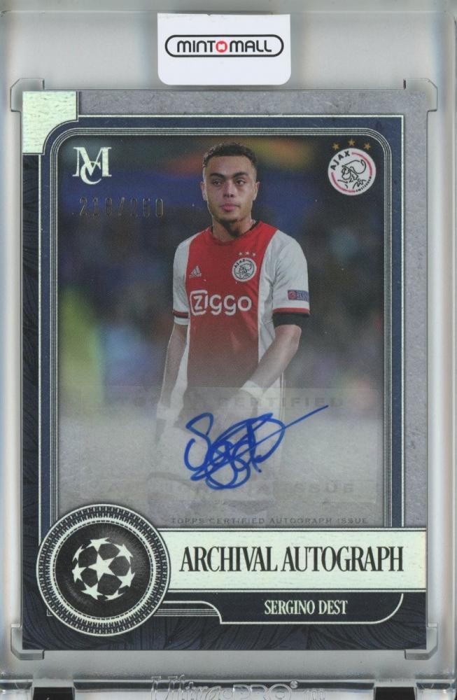 永久保証2019－20TOPPS MUSEUM デスト　ARCHIVAL AUTOGRAPH 直筆サイン　アヤックス その他