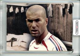 2012 Futera World Football Unique Zinedine Zidane #P189 Ruby【/295】 France