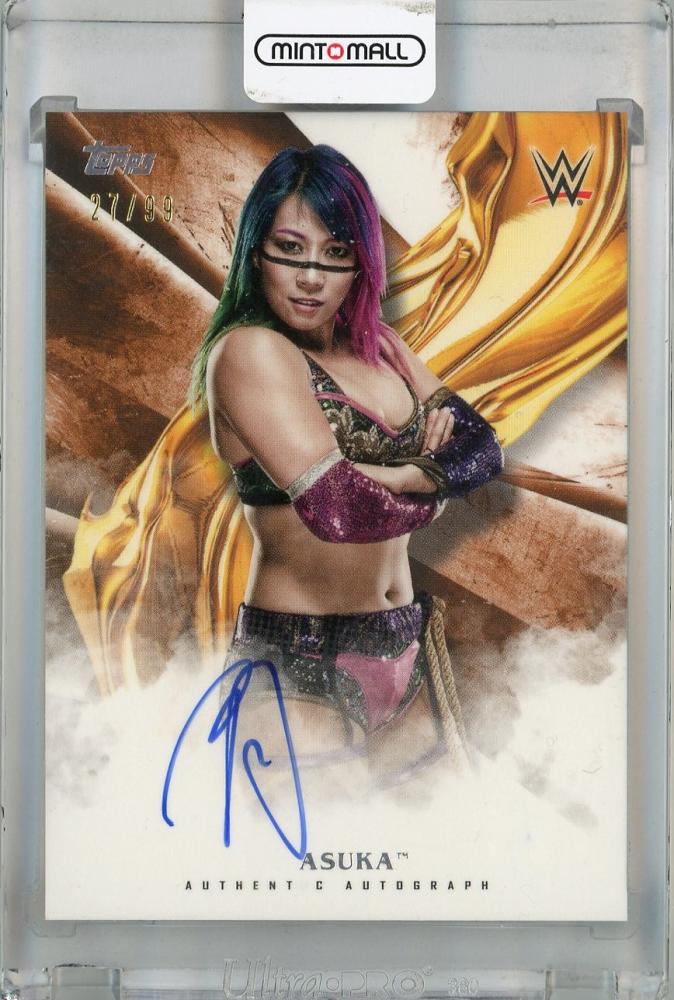 プロレス★アスカ Asuka 21 TOPPS WWE UNDISPUTED 150枚限定直筆サインカード