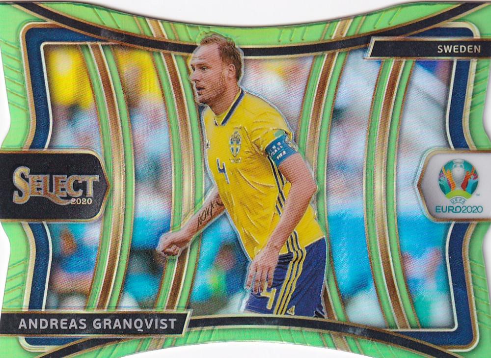 ミントモール Mint 浦和店 Panini Select Uefa Euro Preview Sweden Andreas Granqvist Base Mezzanine Die Cut Neon Greenパラレル版 115 149