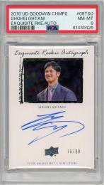 ミントモール / MINT 札幌店 / 2018 UPPER DECK Goodwin Champions Shohei Ohtani  Exquisite Rookie Autograph 99枚限定 /76 #09TSO PSA8 NEAR MINT-MINT