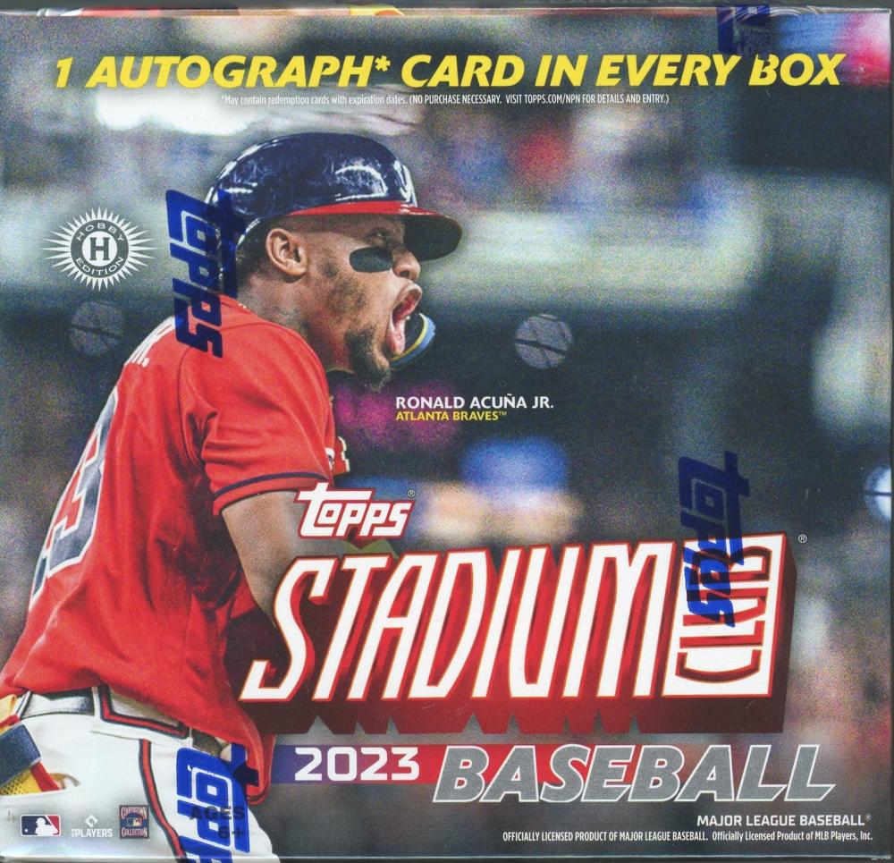 未開封box】MLB2023 TOPPS STADIUM CLUB HOBBY - fishkabob.com