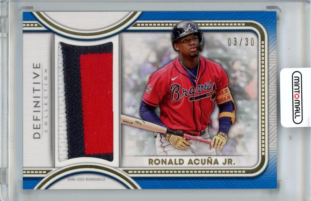 HOT特価topps ロナルド アクーニャ Jr Definitive 直筆サインカード その他