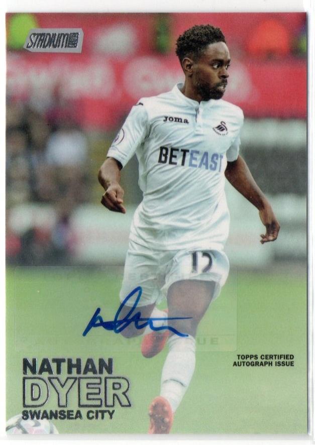 ミントモール Mint 池袋店 16 Topps Stadium Club Premier League Autograph Nathan Dyer