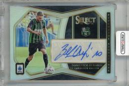 2023-24 Panini Select Serie A Domenico Berardi Pitchside Signatures Silver #2 Auto ※傷あり US Sassuolo Calcio