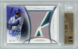 ミントモール / MINT 新宿店 / 2017 TOPPS DIAMOND ICONS Authenticated Jumbo Patch  Autographs Purple / Ichiro Seattle Mariners 【03/10】【BGS9.5】