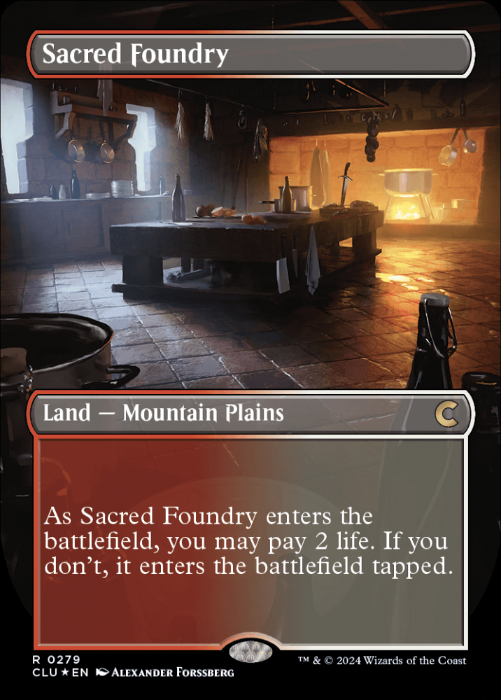 海外最新 美品 MTG 聖なる鋳造所/Sacred Foundry 旧枠 Foil 旧枠FOIL