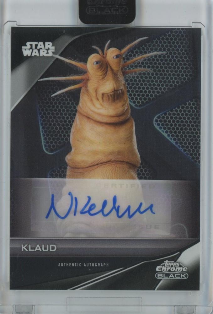 ミントモール / MINT 池袋店 / 2023 TOPPS STAR WARS CHROME BLACK HOBBY Nick Kellington  as Klaud Autographs