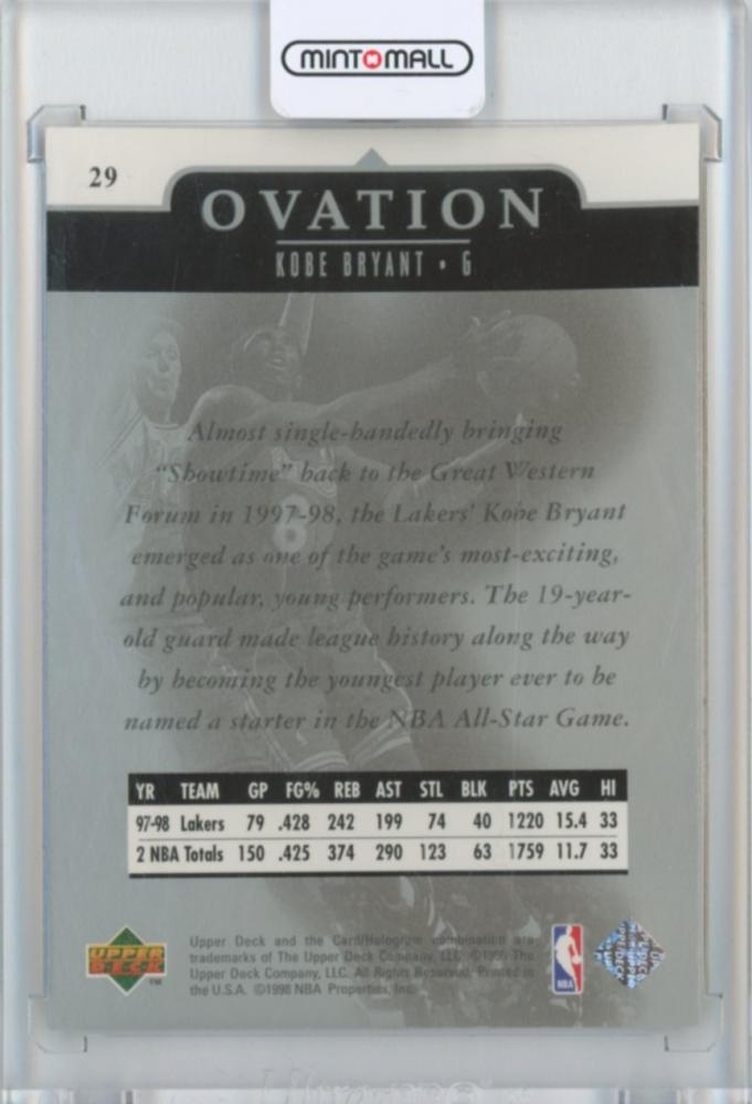 ミントモール / MINT 広島店 / 1998-99 Upper Deck Ovation Kobe