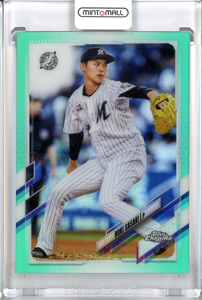 安い国産2021 Topps chrome NPB 佐々木朗希 千葉ロッテマリーンズ Roki Sasaki - Chiba Lotte Marines Refractor ベースボール･マガジン