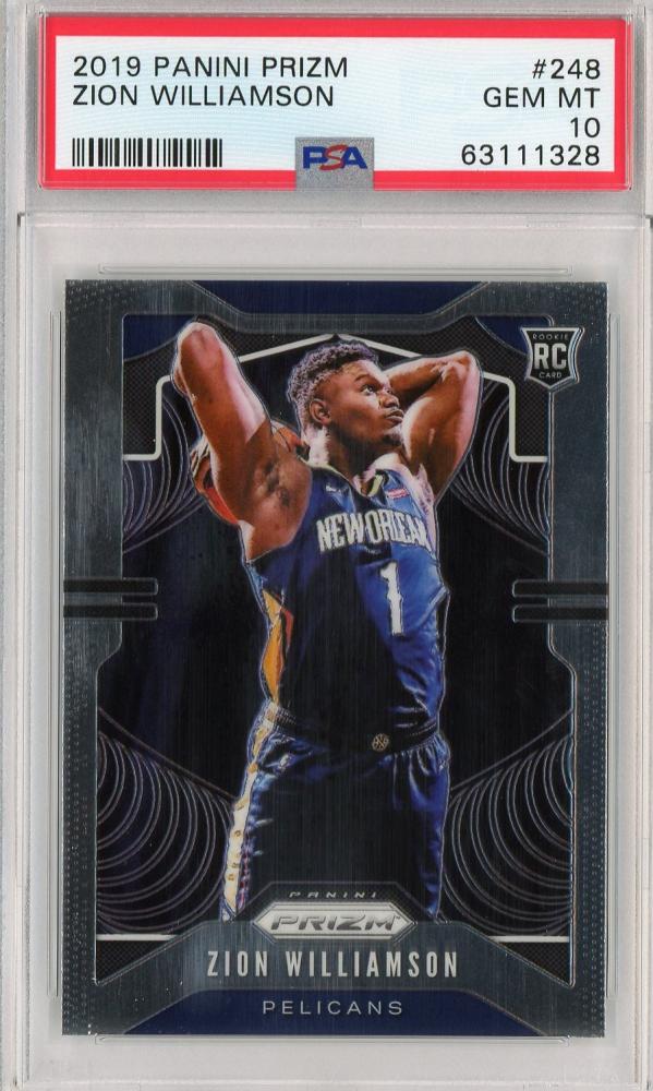 ミントモール Mint 浦和店 2019 20 Panini Prizm New Orleans Pelicans Zion Williamson Base Psa 10 Rc 