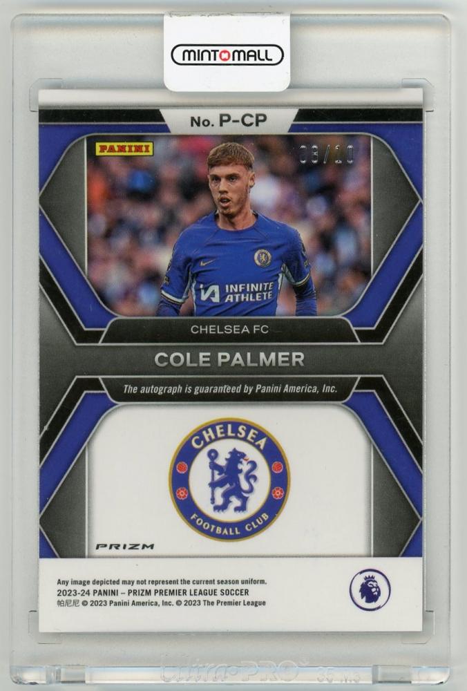 Cole Palmer 直筆サインカード 2022-23 Panini Revolution Premier