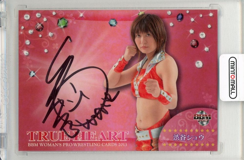 買い特価BBM 2013 女子プロレスカード TRUE HEART 華名 ASUKA WWE 直書き 直筆サインカード ベースボール･マガジン