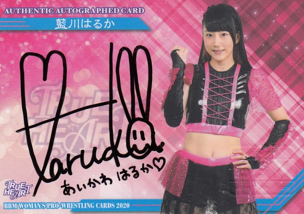 BBM ＜綱倉理奈＞BBM女子プロレス TRUE HEART2020 直筆サインカード 11/95