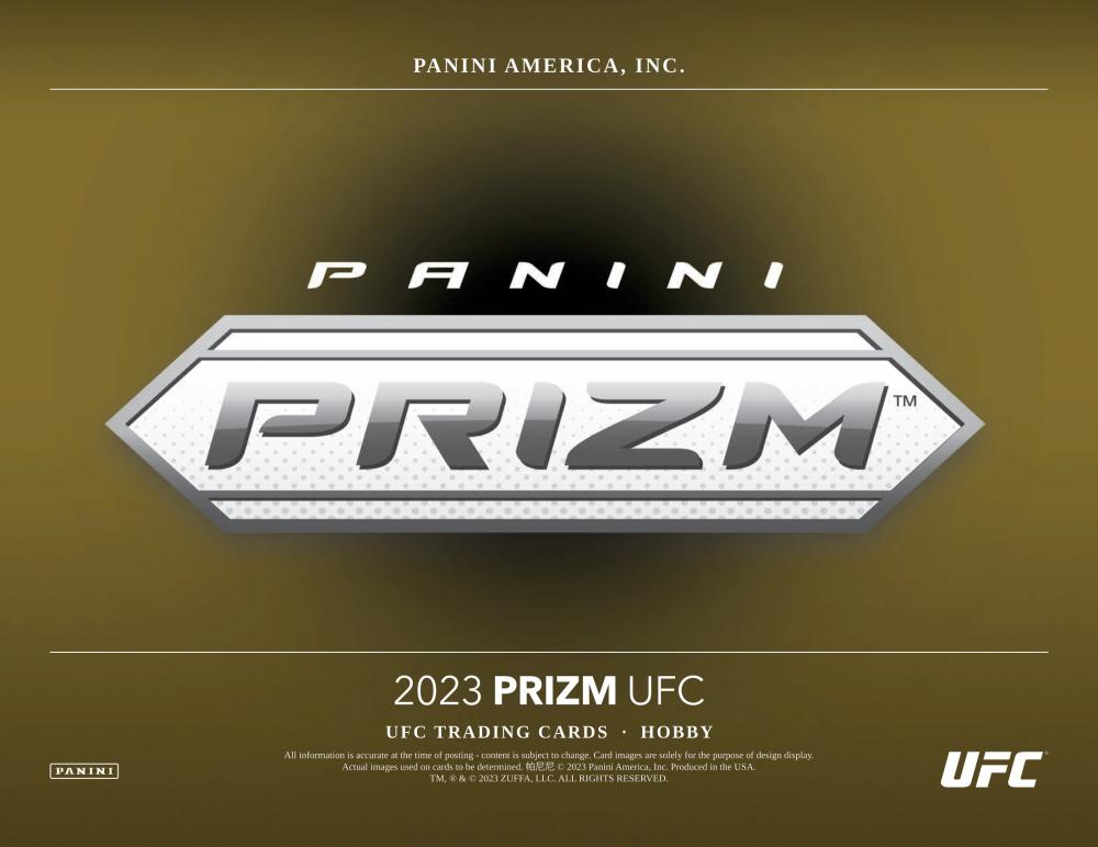 UFC 2023 カード PANINI PRIZM HOBBY box 新品未開