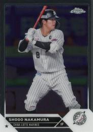 2023 TOPPS Chrome NPBプロ野球 #55 中村奨吾(ロッテ 