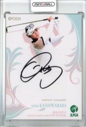 2024 EPOCH JLPGA Official Trading Card Top Players 柏原 明⽇架 直筆サインカード【42/60】