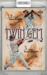 2011 BBM 2ndバージョン 浅村栄斗/中島裕之 Twin Gem ホロ箔サイン版【18/50】 埼玉西武ライオンズ