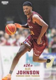 2024-25 BBM×Bリーグ FAST BREAK 1st Half #033 アリゼ・ジョンソン(川崎ブレイブサンダース) レギュラーカード