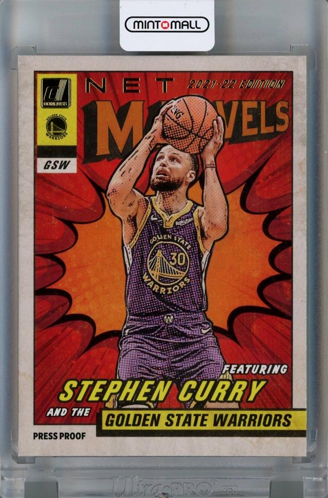 ミントモール Mint 千葉店 2021 22 Panini Donruss Stephen Curry Net Marvels Press Proof 7 