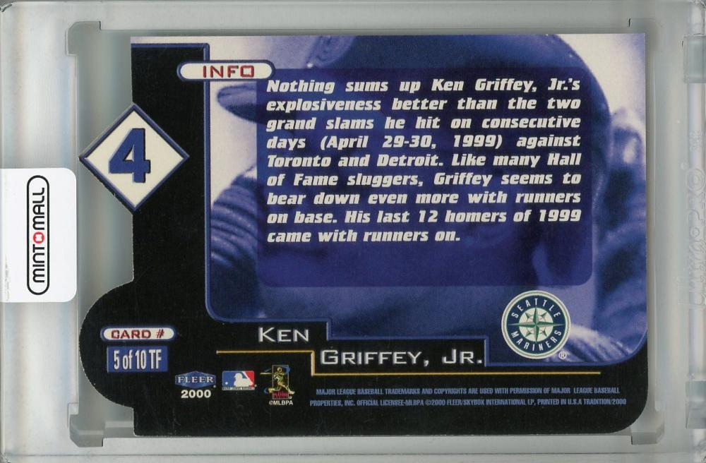 ミントモール / MINT 浦和店 / 2000 Fleer Tradition Seattle Mariners Ken Griffey Jr.  Ten-4