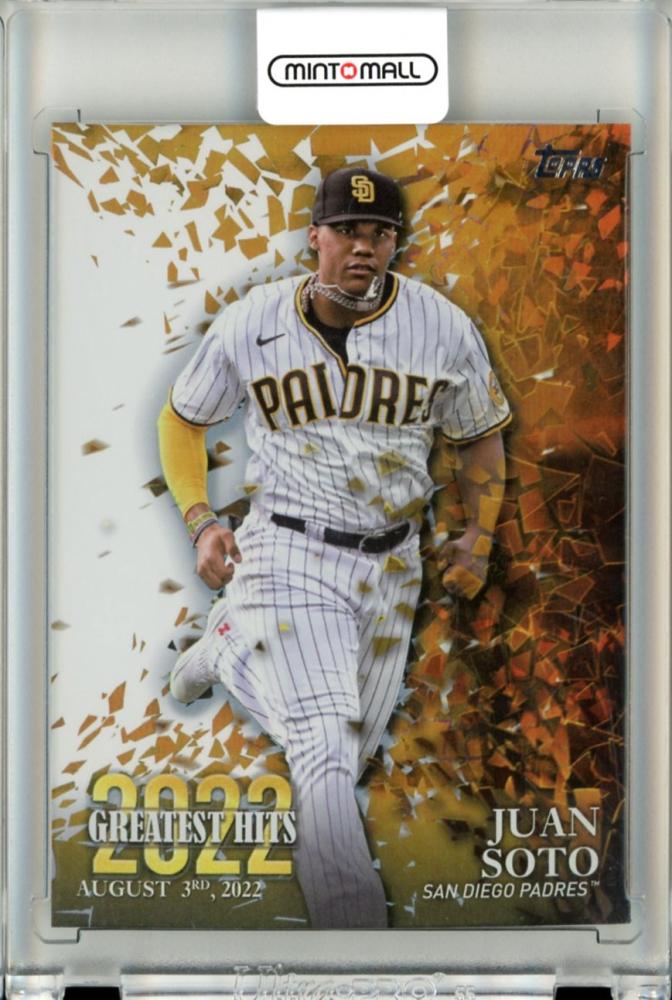 おしゃれ】 topps WBC SOTO 25シリアル フアンソト レリックオート 