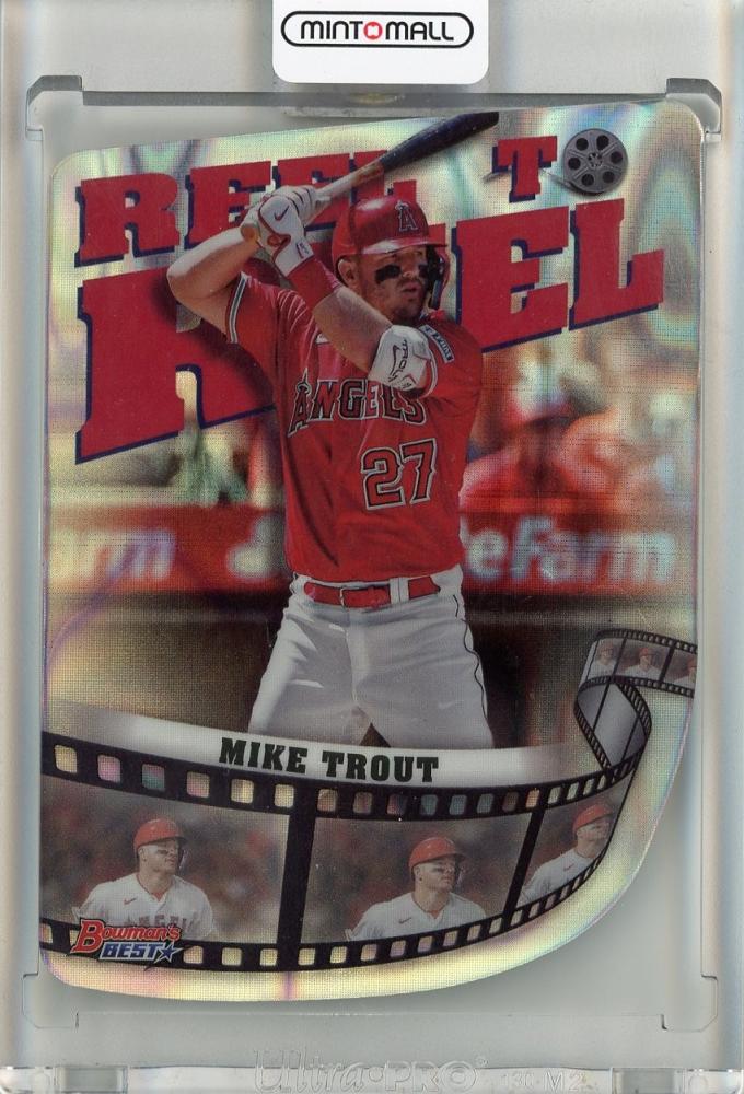 ミントモール / MINT 池袋店 / 2023 Bowman`s Best Los Angeles Angels Mike Trout Reel  to Reel Die-Cuts Lava Refractor 46/50