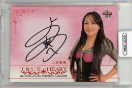 2012 BBM 女子プロレスカード TRUE HEART 直筆サインカード / 上