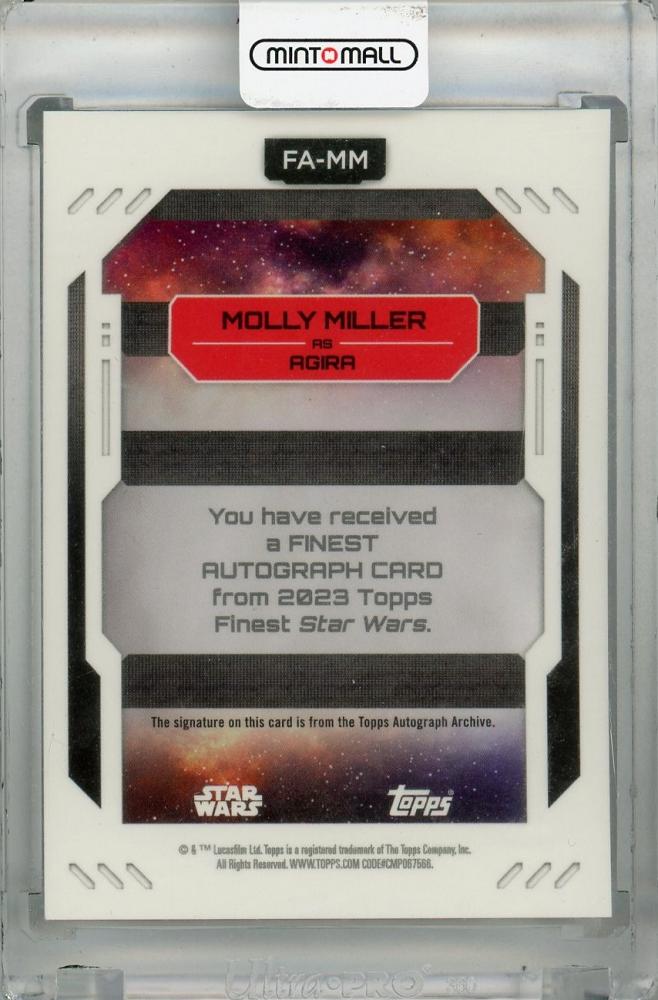 ミントモール / MINT 浦和店 / 2023 Topps Finest Star Wars Molly Miller as Agira ...