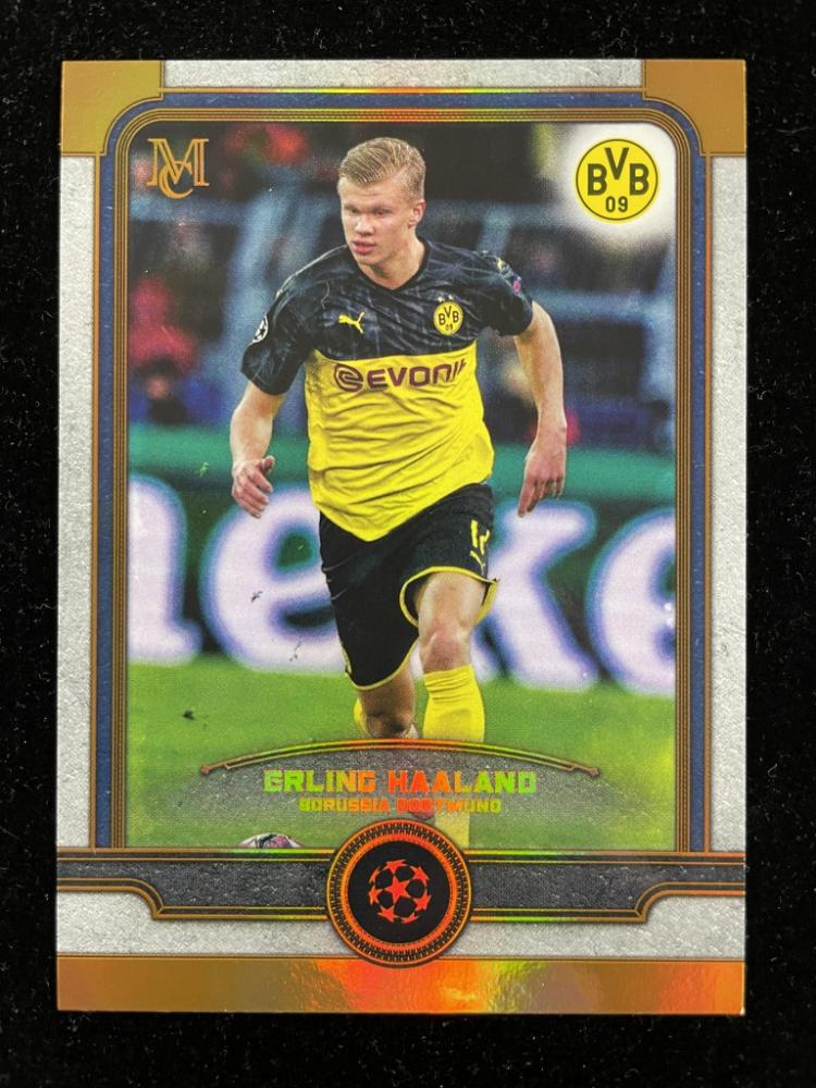 20-21 TOPPS MUSEUM COLLECTION UEFA COPPER BORUSSIA DORTMUND ERLING HAALAND /99  ハーランド-