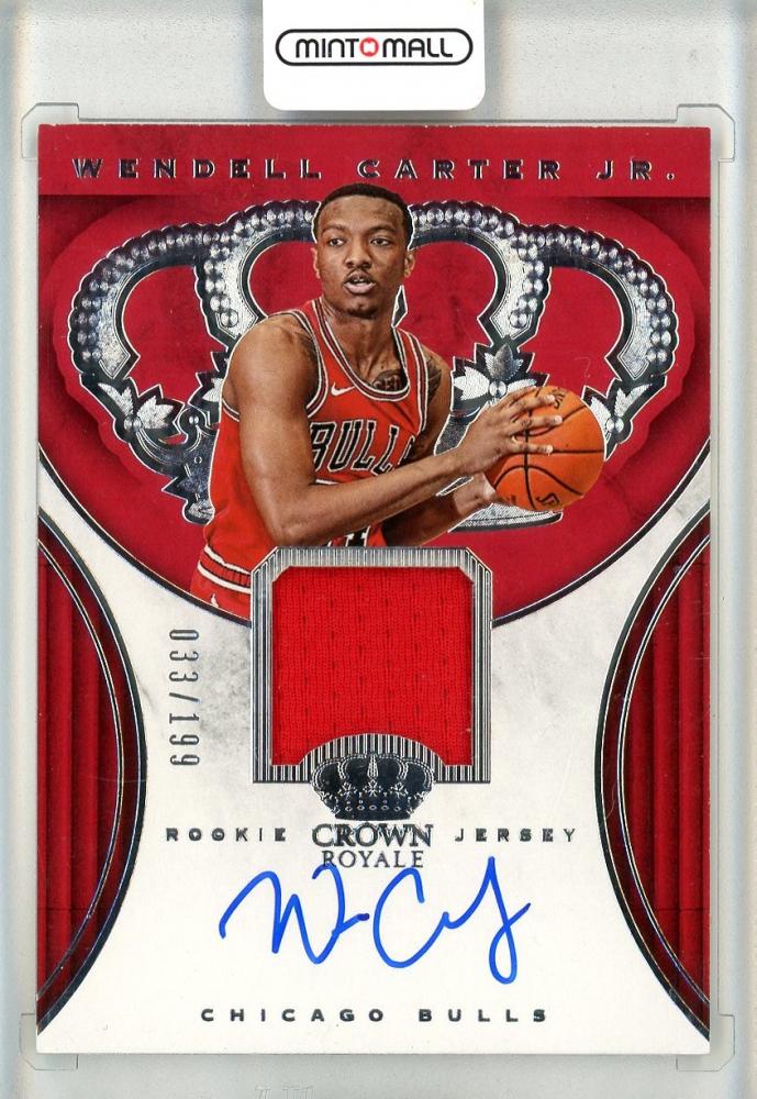 2018-19 Panini Crown Royal Wendell Carter Jr. auto red 99枚限定