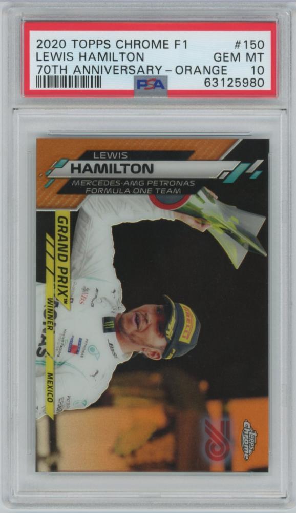 ミントモール / MINT 横浜店 / 2020 TOPPS Chrome Formula 1 70th Anniversary Orange  Refractors #150 Grand Prix Winners / LEWIS HAMILTON(Mercedes-AMG) [PSA10/GEM  MINT]