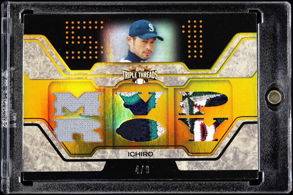 22,800円【世界で1枚】イチロー TOPPS TRIPLE THREADS RELICS