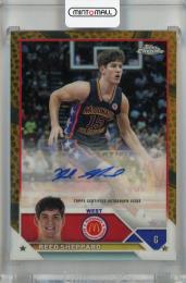 2023 Topps Chrome McDonald’s All-American Reed Sheppard Chrome Autograph Orange Basketball Refractor #CA-RS ※初期傷・へこみあり【14/25】 WEST