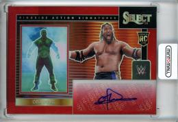 2024 Panini Select WWE Oba Femi RC/Ringside Action Signatures/Red Prizms/#RA-OBA【49/99】
