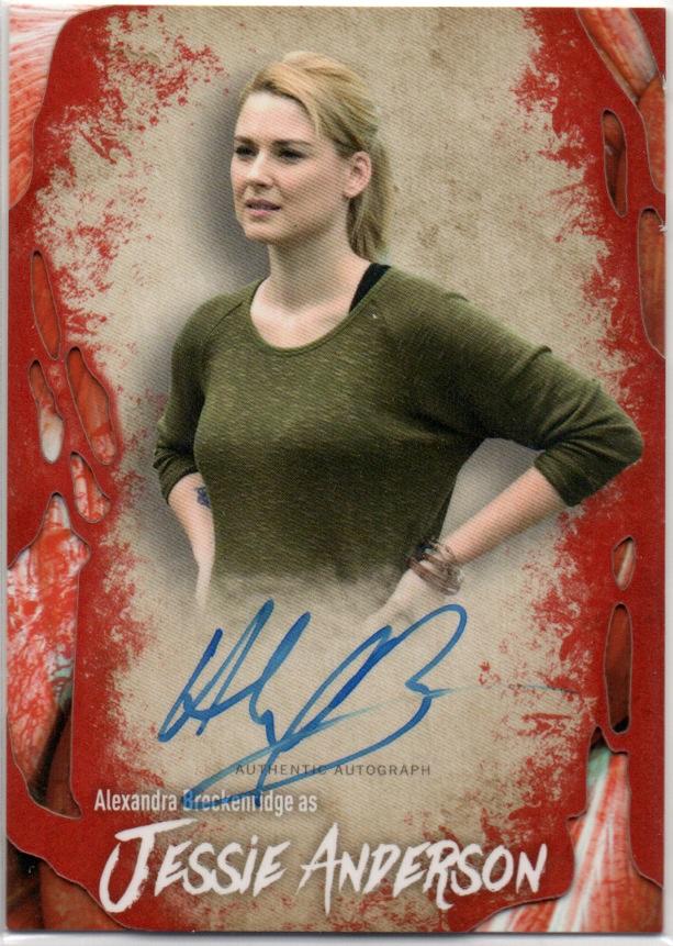 ミントモール Mint 池袋店 16 Topps Walking Dead Survival Box Autograph Alexandra Breckenridge Jessie Anderson