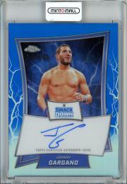 2025 Topps Chrome WWE Johnny Gargano Blue Brand Chrome Autographs/Blue Refractors/#BBA-JOH【145/150】