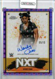 2025 Topps Chrome WWE Wendy Choo NXT Chrome Autographs/Purple Geometric Refractors/#NXT-WCH【05/10】