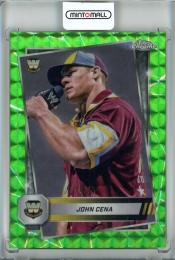 2025 Topps Chrome WWE John Cena Base/Neon Green Geometric Refractors/#16【71/75】