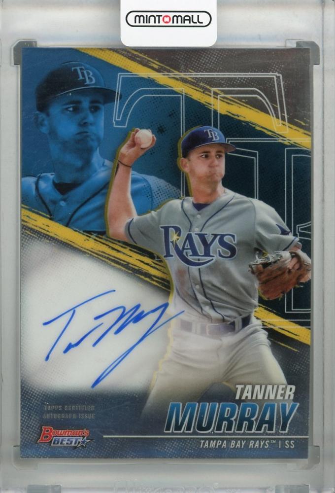 Mint Topps Bowmans Best Tampa Bay Rays Tanner Murray Best Of Autographs